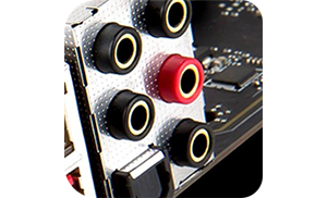 MSI audio connectors