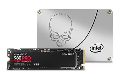 samsung and intel solid state drives