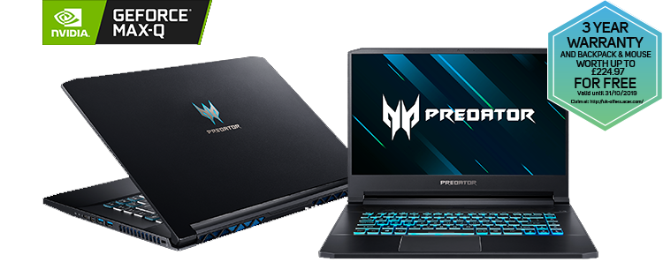 Predator Triton 500 laptop