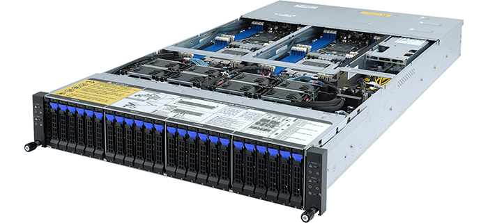 Gigabyte H262-Z61 EPYC Server