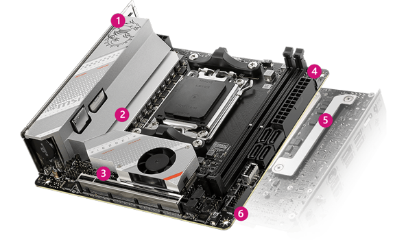 Massive Cooling heatsinks