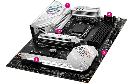 Massive Cooling heatsinks