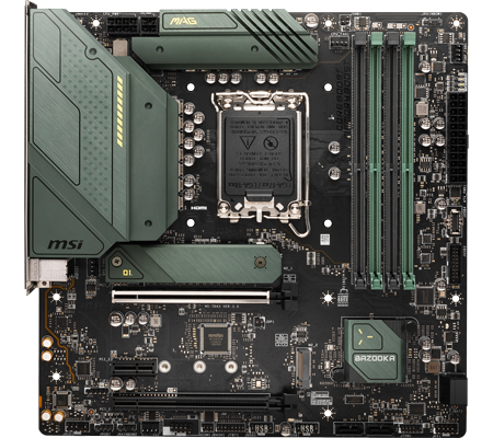 MSI MAG B660M Bazooka MATX Intel Motherboard