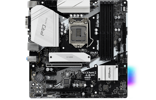 ASRock H470M Pro4 Intel 10th Gen Micro ATX Motherboard