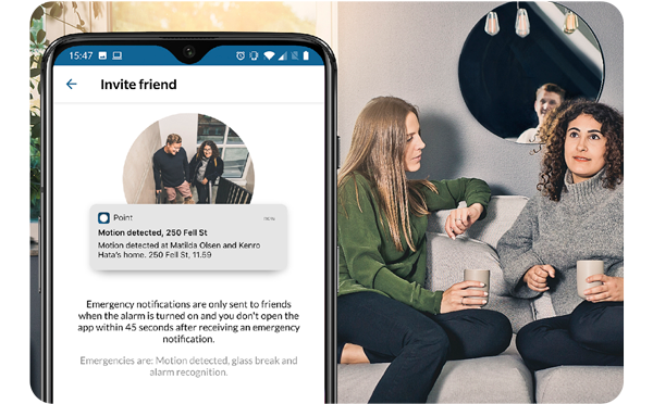 network of friends and family