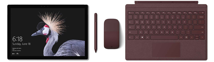 red surface pro