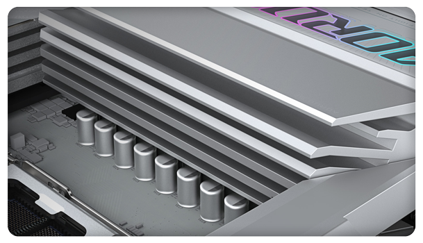 GIGABYTE THERMAL ARMOR COOLING FIN ARRAY