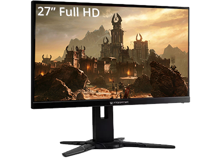 full HD 27 inch screen