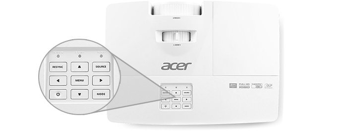 acer H6517ABD buttons