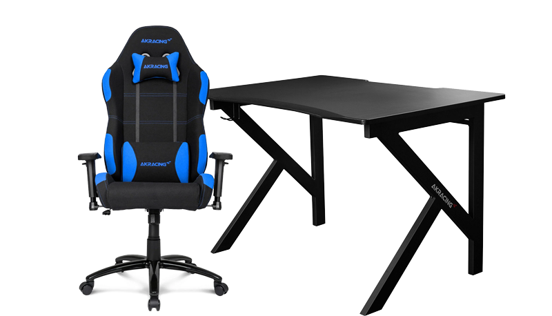 AKRacing Desk, Mousepad and Gaming Chair Bundle