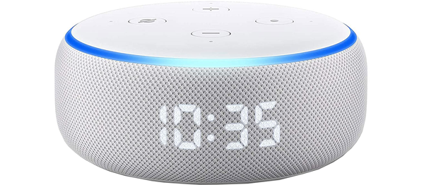 Amazon Echo Dot 3rd Gen Smart Speaker with Clock Sandstone
