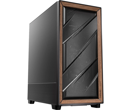 Antec Flux SE Mid Tower Sound Dampened Black/Walnut PC Gaming Case