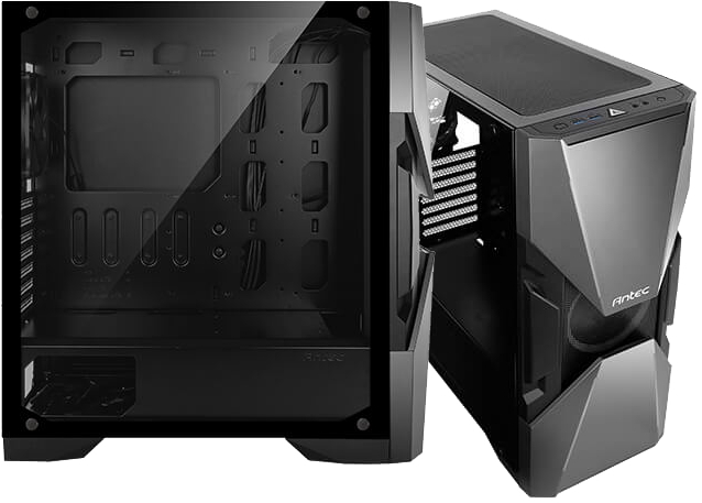 Antec DA601 PC Gaming Case with Customizable RGB Lighting