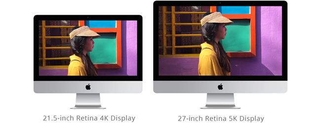 apple imac sizes