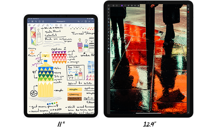 ipad sizes