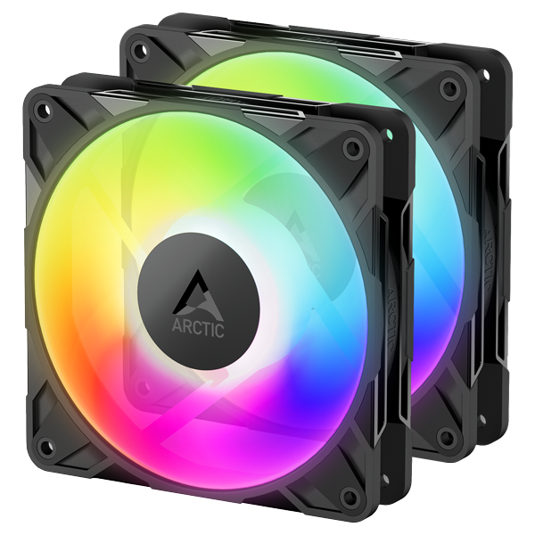 Two Arctic P12 Pro fans back to back