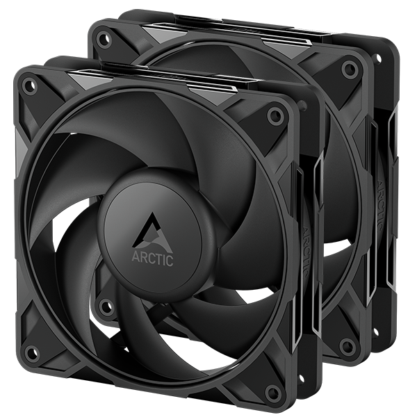 Two Arctic P12 Pro fans back to back
