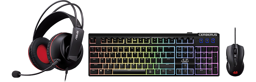 asus cerberus keyboard headset bundle