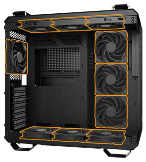 Supports up to 13 fans