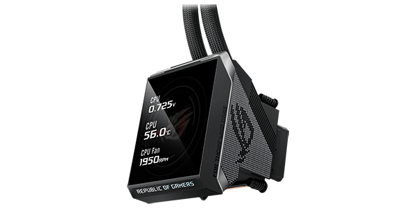 Pump design of the ROG Strix SLC IV CPU cooler.