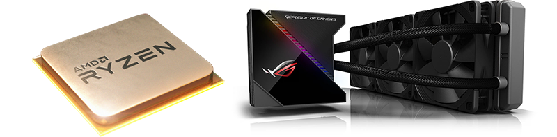 ASUS ROG Ryujin 360 mm AMD RYREN 7 2700X