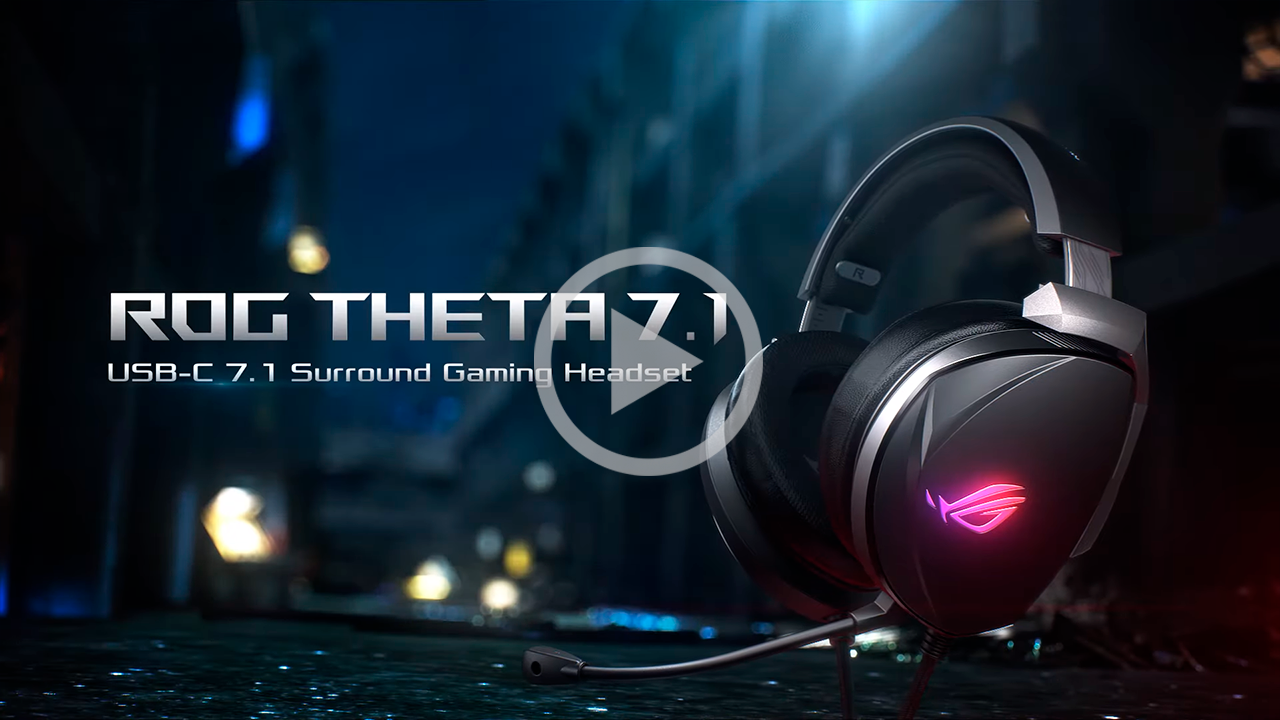 asus rog theta video