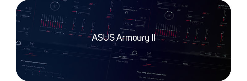 asus armoury II audio software