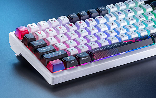 Azoth X keyboard on desk