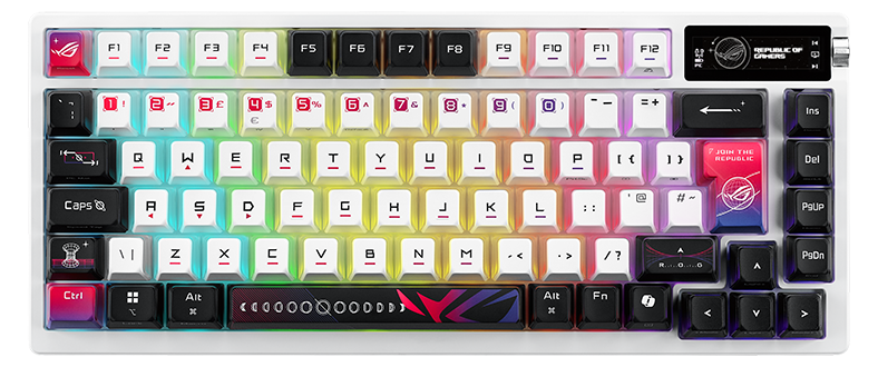 ROG Azoth X 75% Custom Gaming Keyboard w/ NX Snow V2 Switches