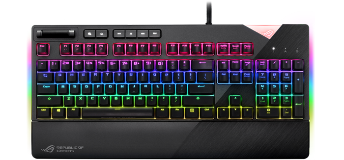 ASUS ROG Strix Flare RGB Cherry MX Red Mechanical Gaming Keyboard