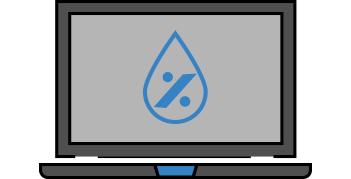 Tested against humidity percentages