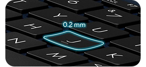 0.2mm Dished keycaps