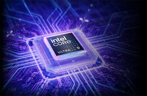 Close up image of Intel CPU