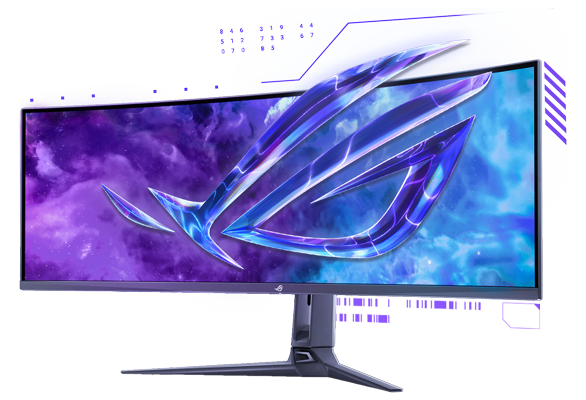 49 ROG Swift PG49WCD QD-OLED Curved Gaming Monitor