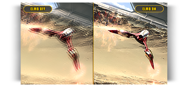 Extreme Low Motion Blur Technology