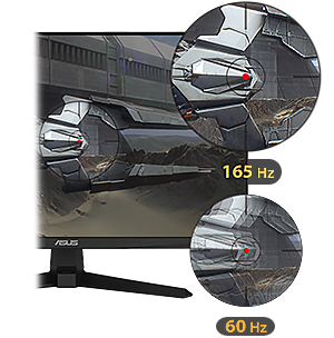 165 Hertz Refresh Rate