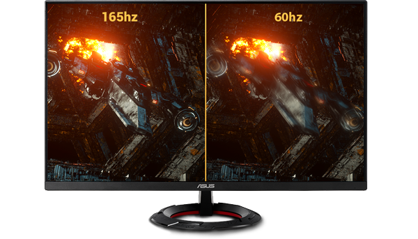 144Hz OC 165hz refresh rate