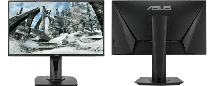 Front and Back View of Monitor