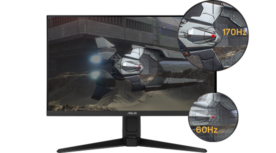 170Hz refresh rate