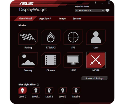 display widget
