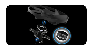 dual ball bearing fan