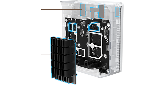 Internal components of the BD4