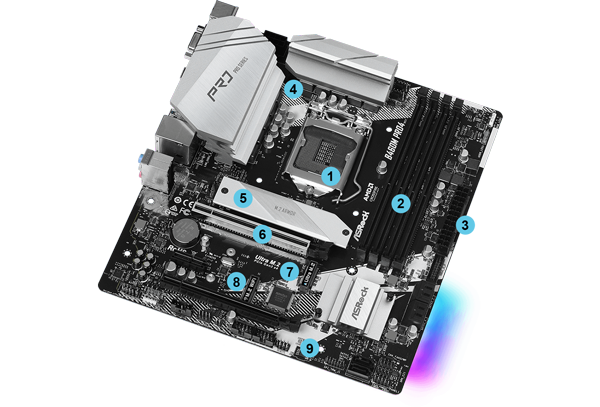 Design of ASRock B460M