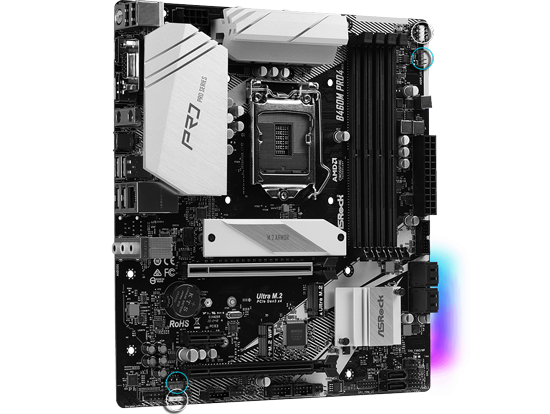 Design of ASRock B460M PRO4