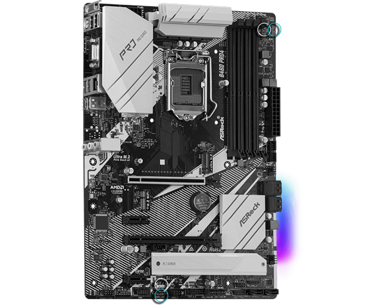 Design of ASRock PRO4 ATX