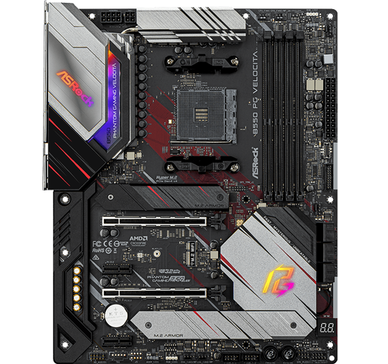 ASRock B550 PG Velocita AMD Ryzen ATX Motherboard