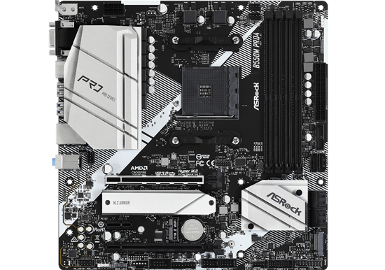 ASRock B550M Pro4 3rd Gen AMD Ryzen Micro ATX Motherboard