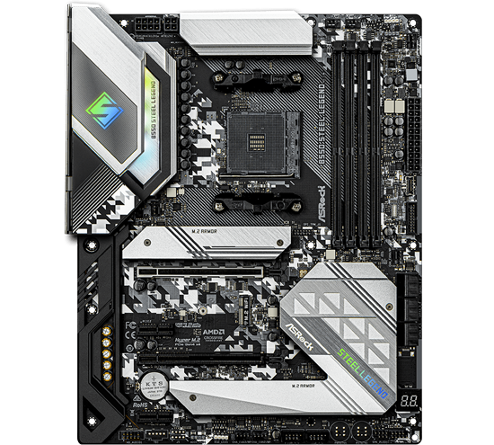 ASRock B550 Steel Legend AMD Ryzen ATX Motherboard