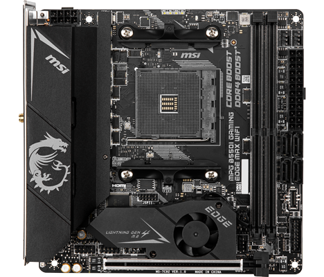 MSI b550I Edge max