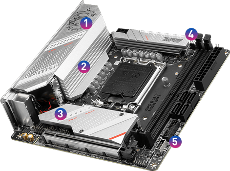 Massive Cooling heatsinks